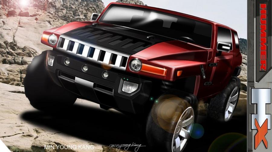 Эскиз Hummer HX Concept 2008 года  (фото 6 из 51)